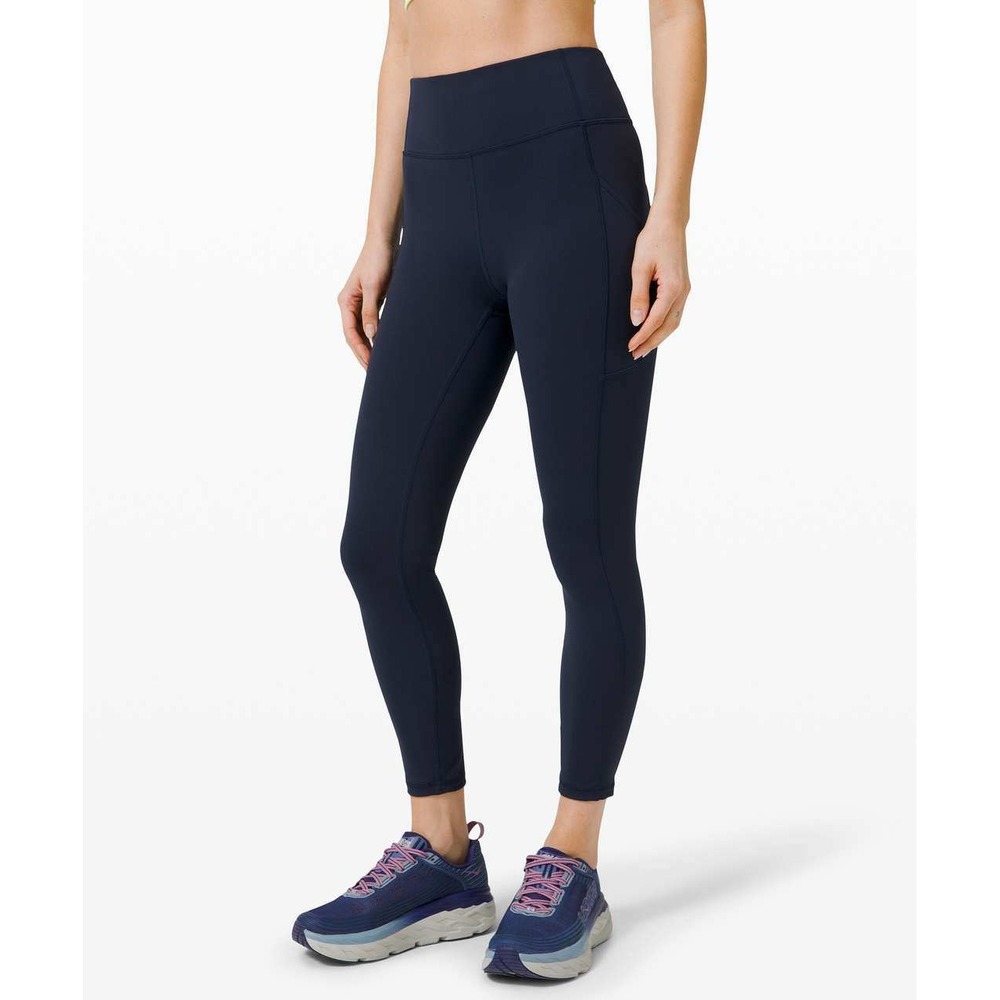 Lululemon Invigorate High-Rise Tight 25" True Navy LW5CQFS Womens 6 Leggings